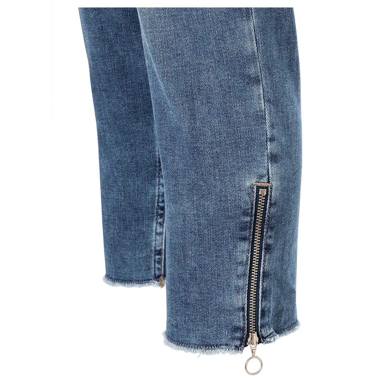 MAC Rich Slim 7/8 Jeans bleached light blue