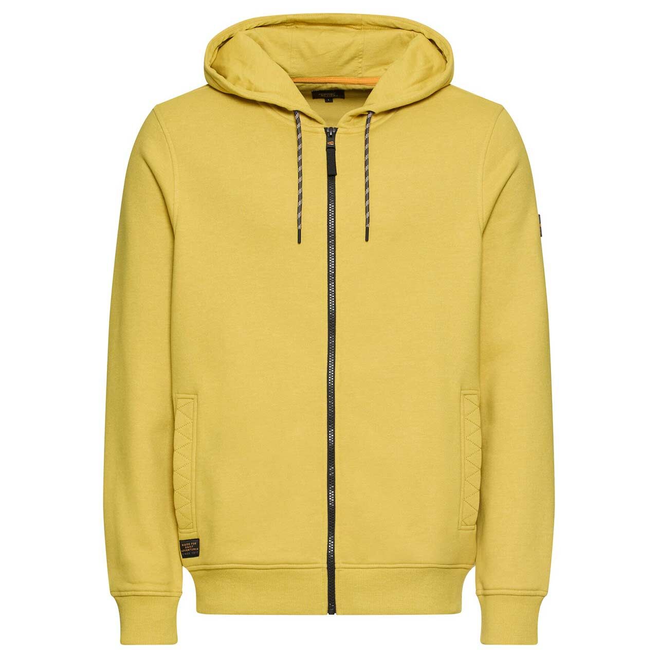 Camel active Herren Hoodie Sweatjacke moss yellow