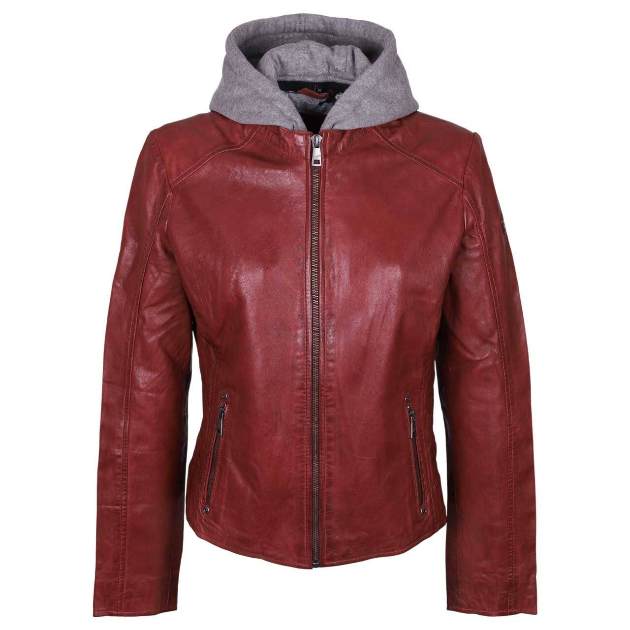Mauritius Damen Lederjacke Alva dark red