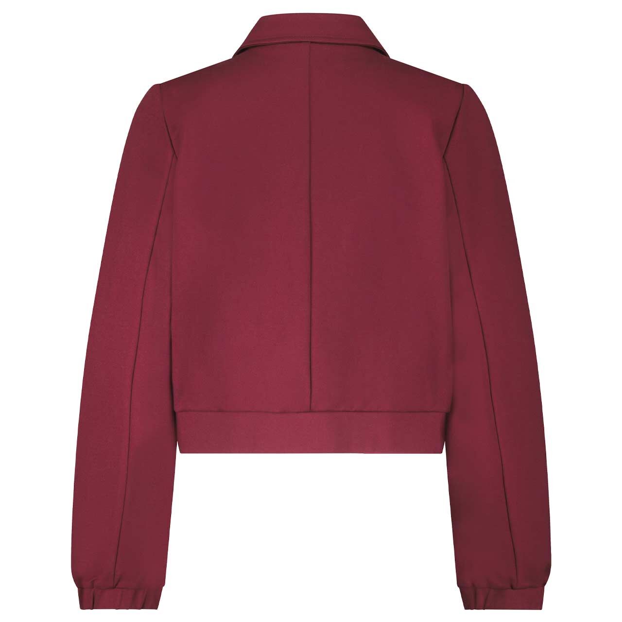 Damen Jacke Bomber Jacket von Red Button in Weinrot, Rückansicht