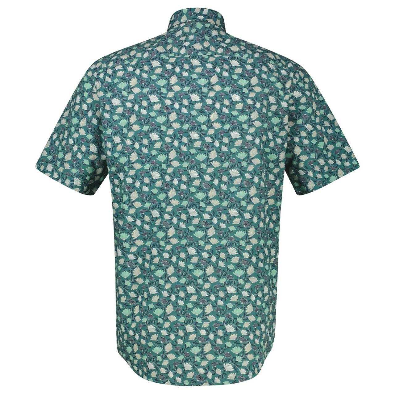 Herren 1/2 Arm Hemd von Lerros in Grün mit Print, Rückansicht