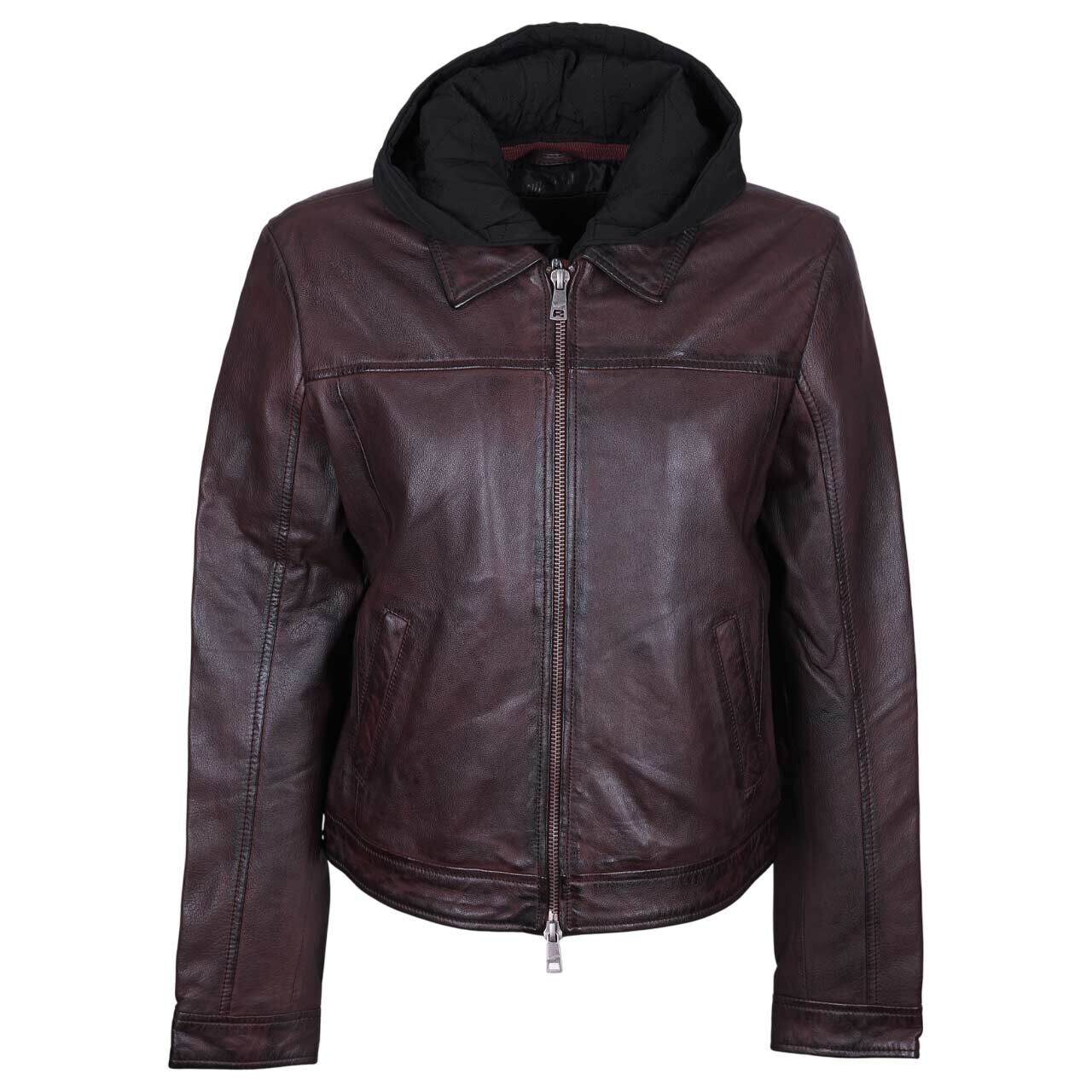 Mauritius Damen Lederjacke Avih mahagony