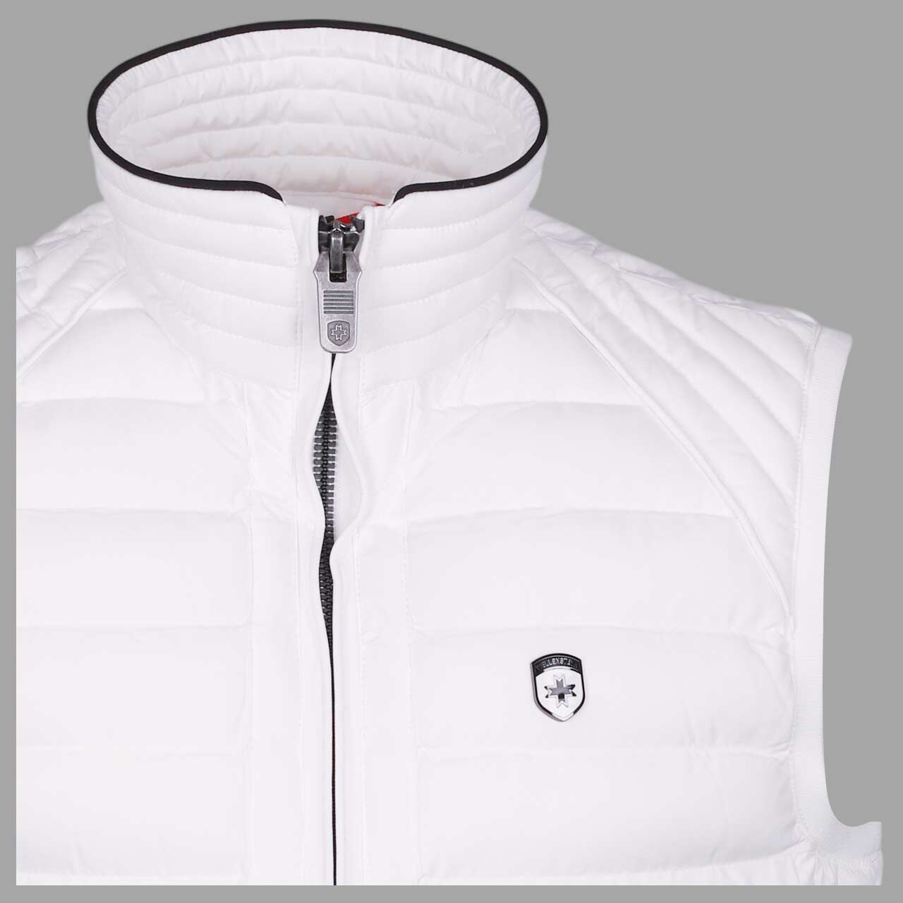 Herren Weste Molecule/MOL Men Vest von Wellensteyn in Weiß, detaillierte Vorderansicht