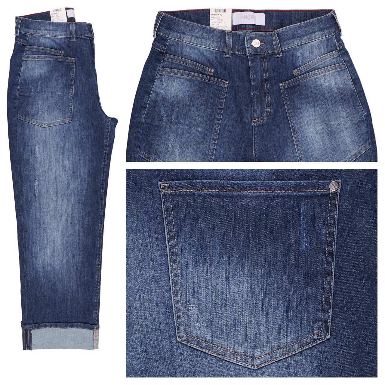 Angels Liberta TU 7/8 Jeans old washed used buffi destroyed