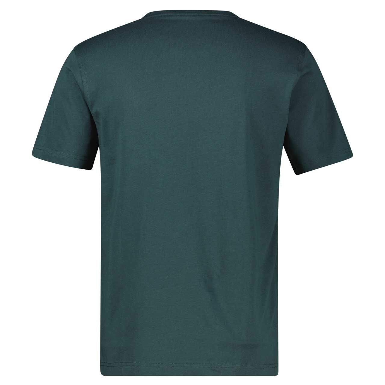 Herren T-Shirt von Lerros in Dunkelgrün, Rückansicht