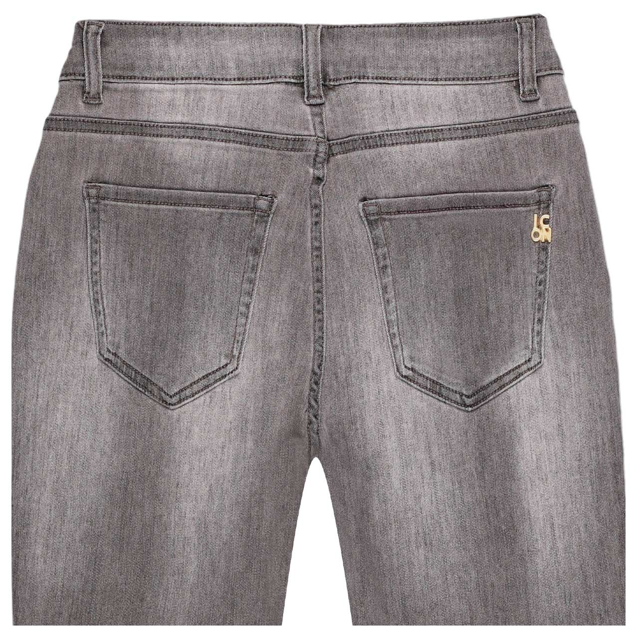 Damenjeans Roadstar von Senoritas ICON in Grau angewaschen, Rückansicht