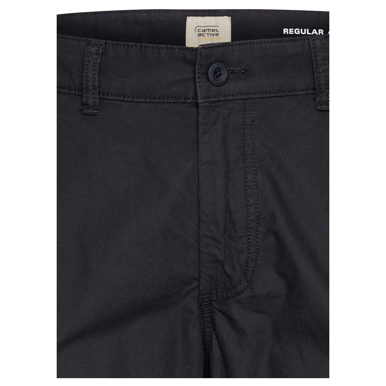 Herren 3/4 Long Cargo Baumwollhose Houston von Camel active in Dunkelblau, Detailansicht vorne