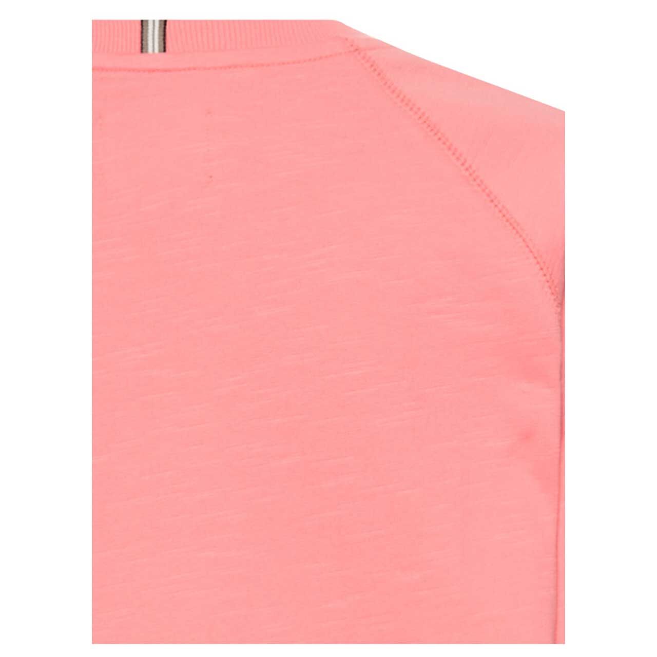 Damen Pullover von Camel active in Pink, detaillierte Rückansicht Kragen