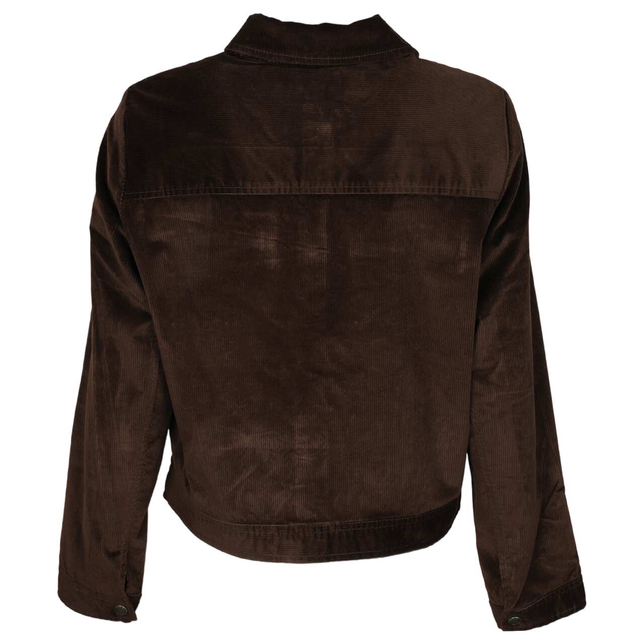 Damen Cord Jacke von s.Oliver in Dunkelbraun, Rückansicht