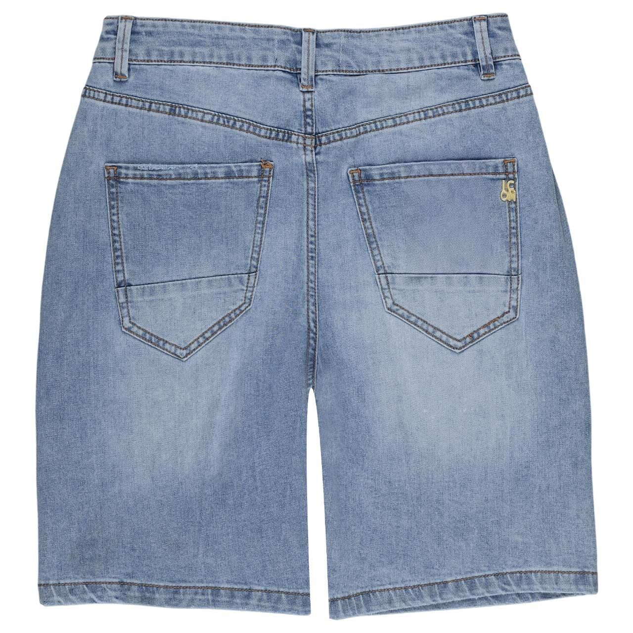 Jeans Shorts Kingston von Senoritas Icon in Hellblau, Rückansicht