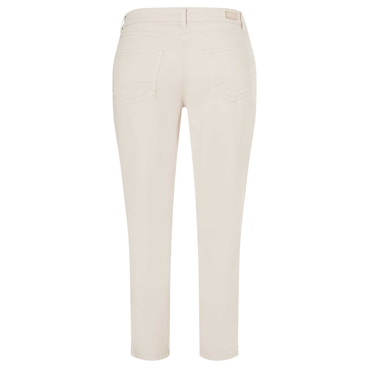 Rückansicht der Damen 7/8 Baumwollhose Melanie von MAC in Hellbeige