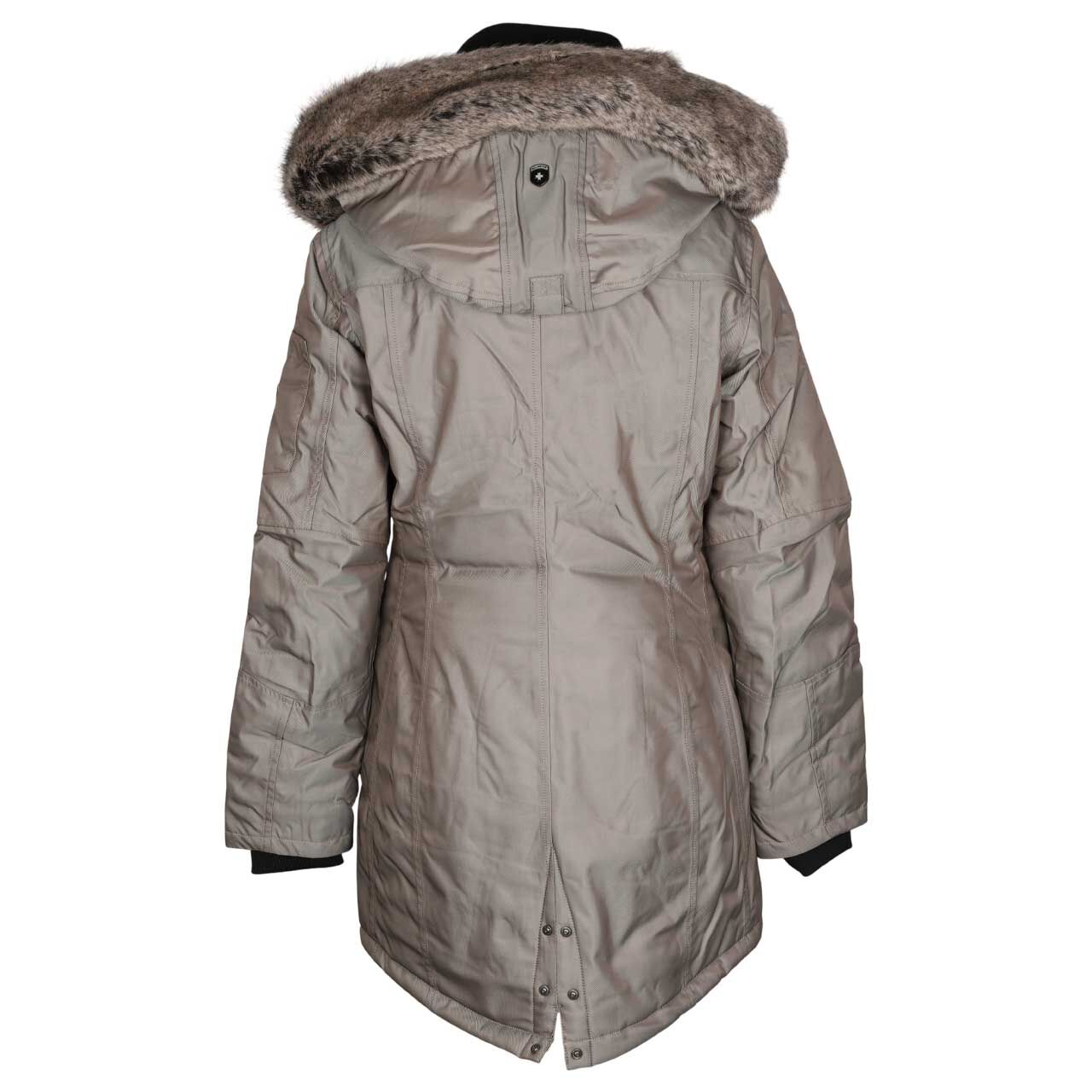 Damen Jacke Schneezauber von Wellensteyn in Beige-Grau, Rückansicht