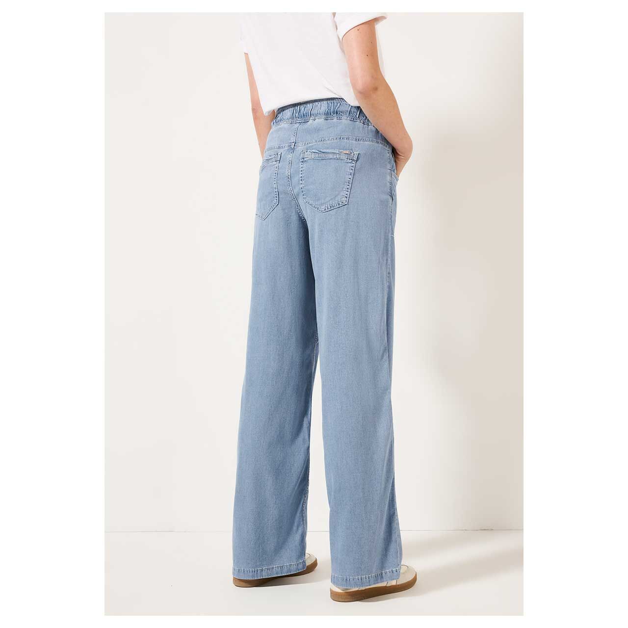 Cecil Neele Wideleg Jeans light blue used wash