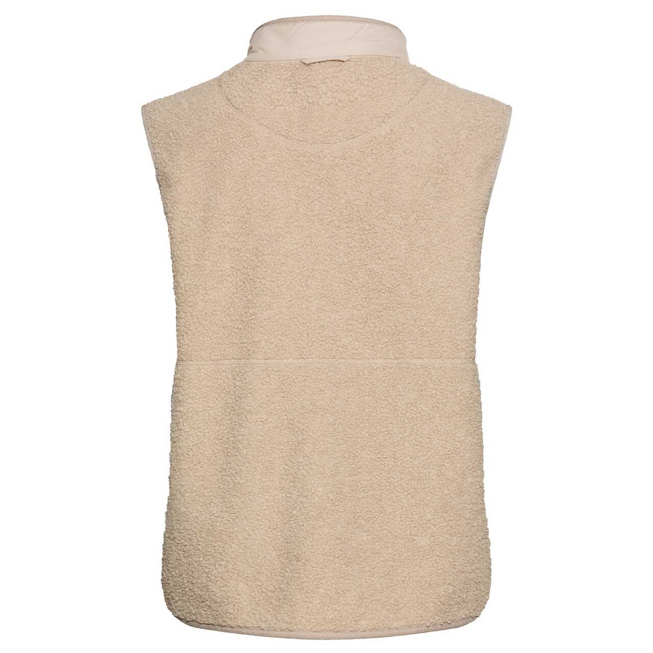 Damen Teddyweste von Camel active in Beige, Rückansicht