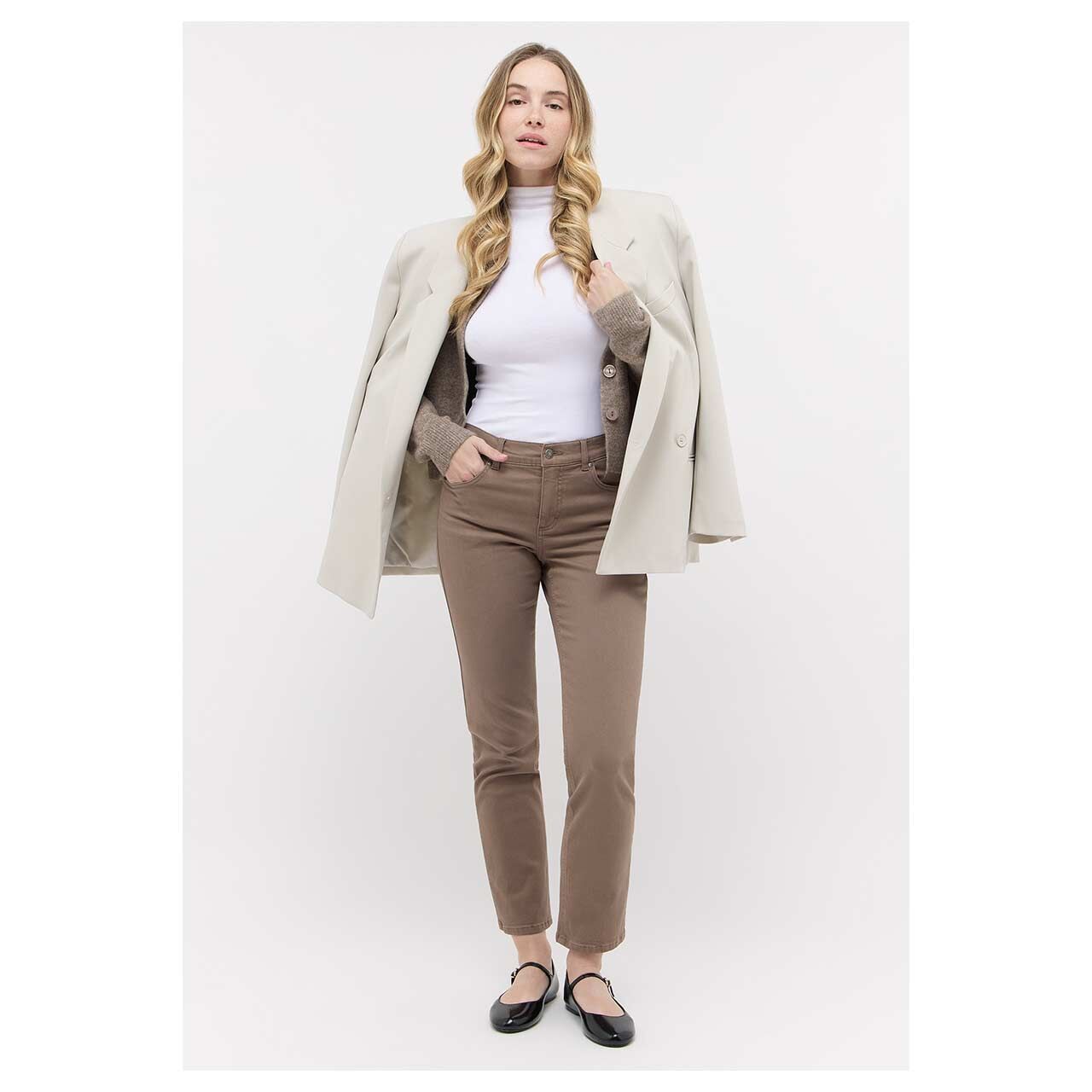 Angels Cici Jeans truffle brown used