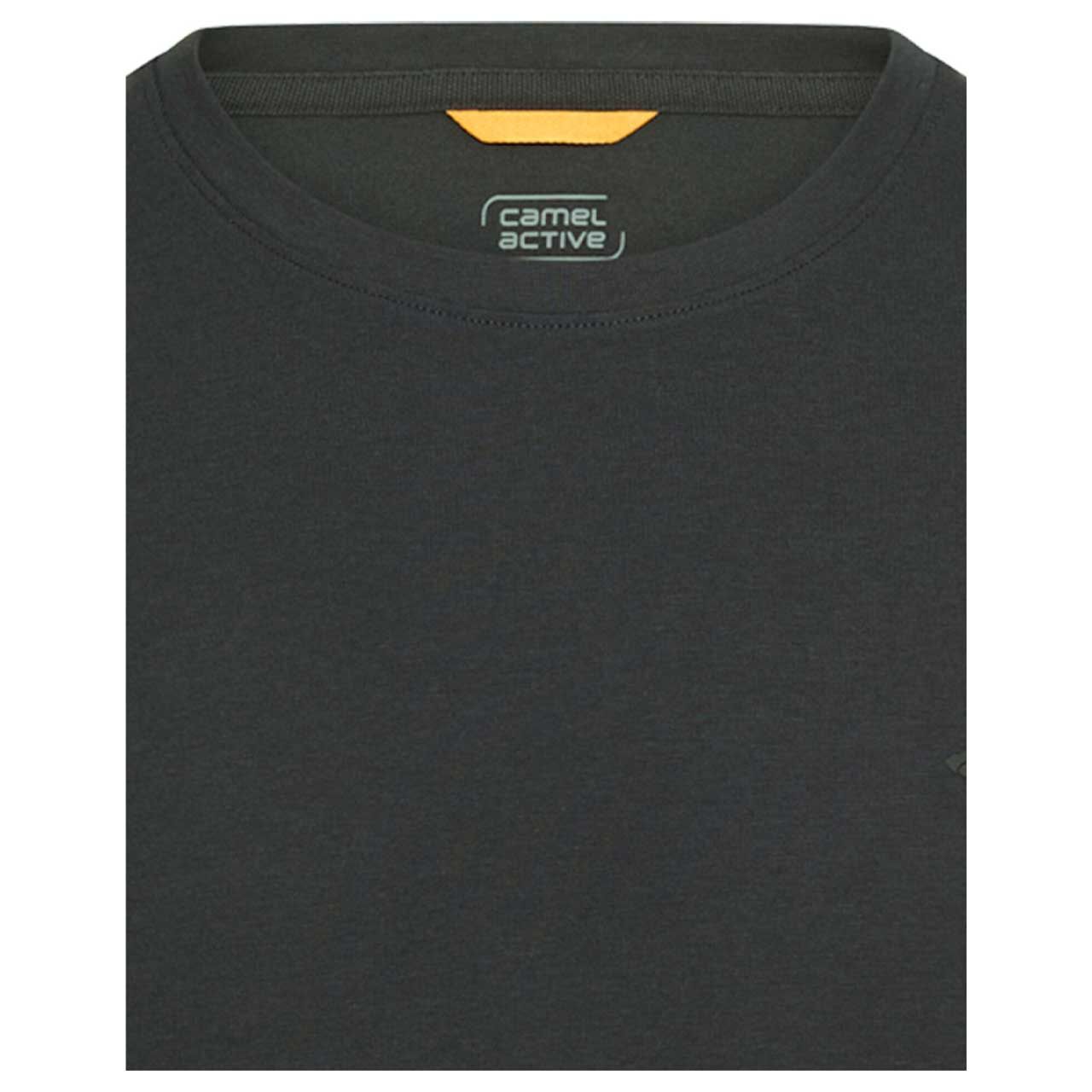 Herren T-Shirt von Camel active in Dunkelgrau, detaillierte Vorderansicht