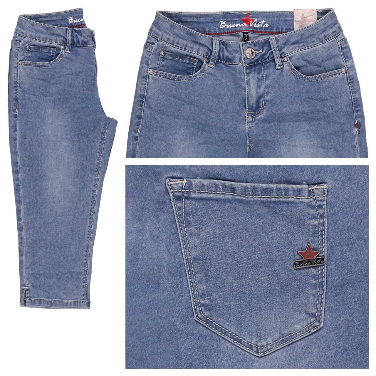 Buena Vista Jeans Italy Capri Cozy Denim charming blue