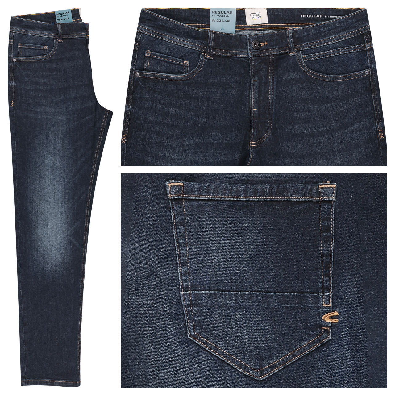 Camel active Houston fleXXX Jeans dark blue Camel active Houston fleXXX Jeans dark blue