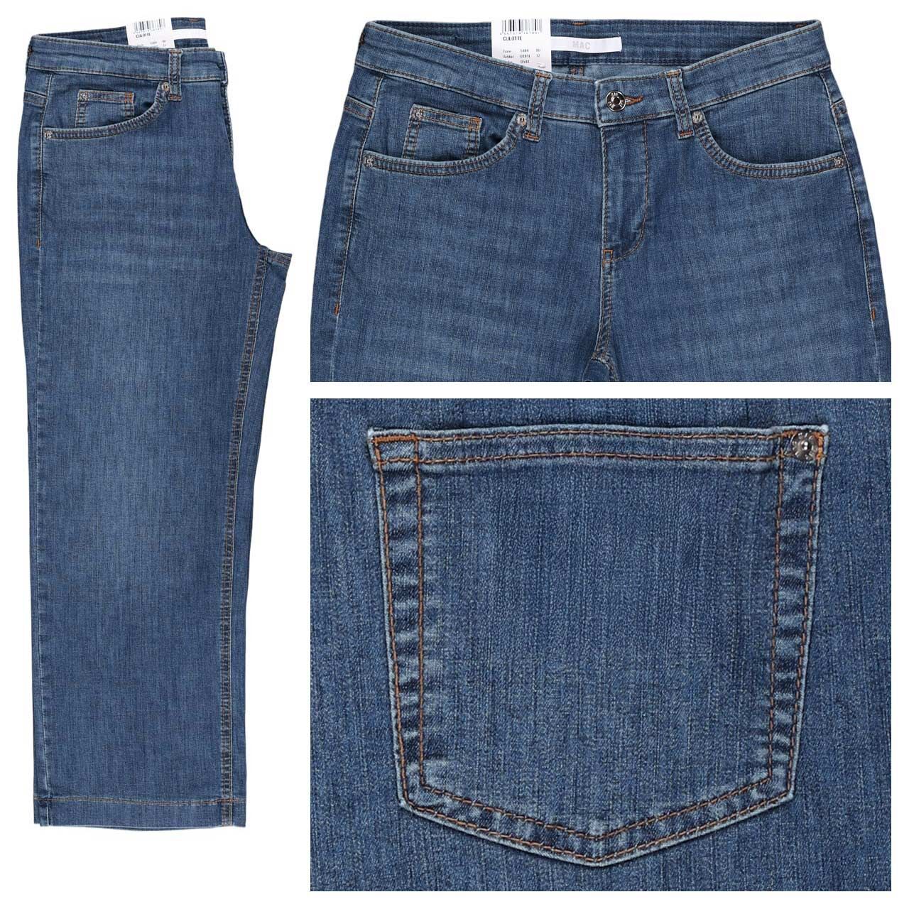 MAC Culotte 7/8 Jeans authentic mid blue washed