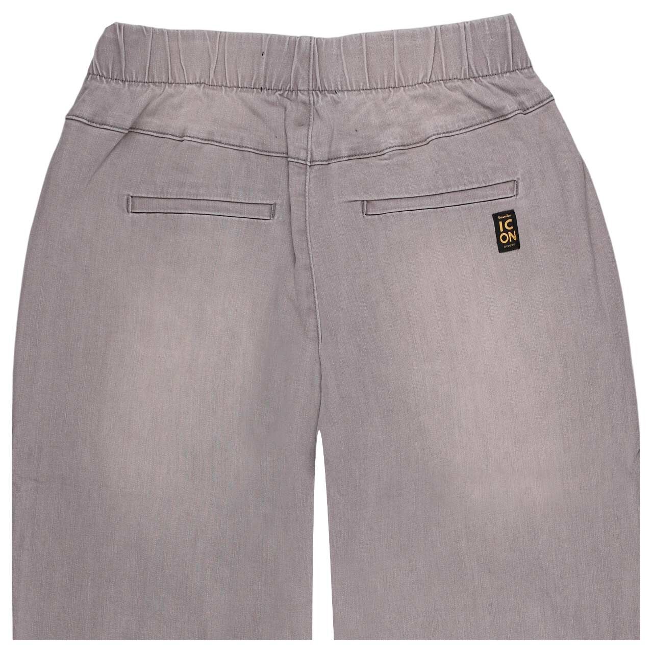 Damen 7/8 Jeans Heartbreaker von Senoritas ICON in Hellgrau angewaschen, detaillierte Rückansicht