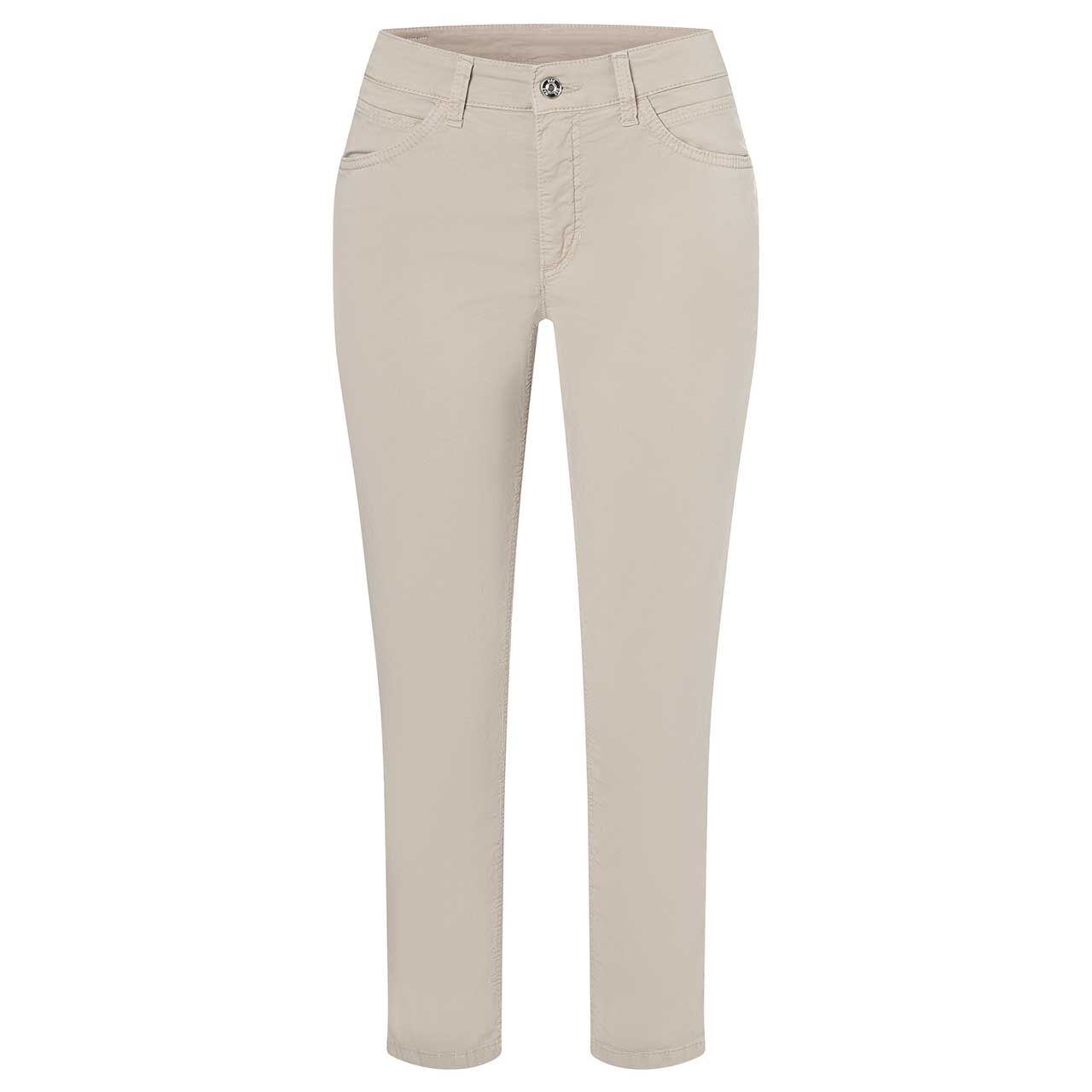 Vorderansicht der Damen 7/8 Baumwollhose Melanie von MAC in Beige
