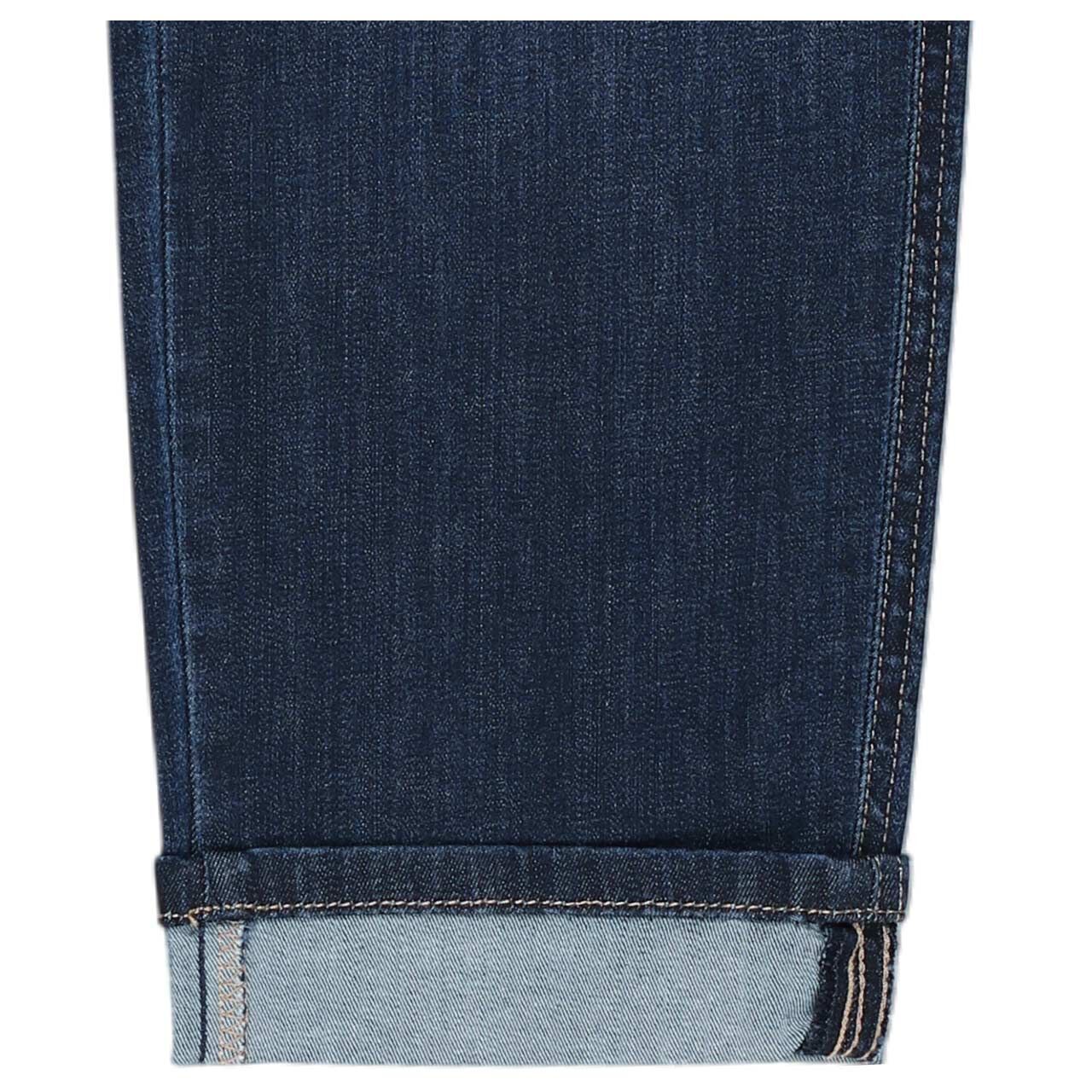 Damen Ankle Jeans Darleen Crop TU von Angels in Dunkelblau angewaschen, Detailansicht Saum