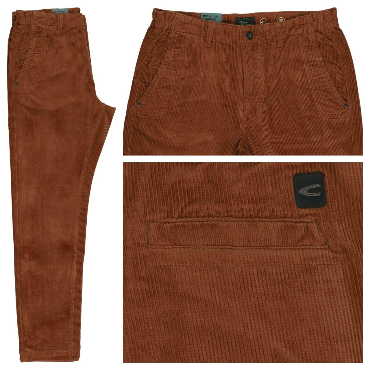 Camel active Houston Chino Cordhose cinnamon