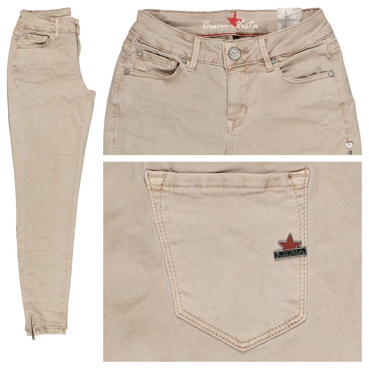 Buena Vista Italy V 7/8 Stretch Twill Baumwollhose sand