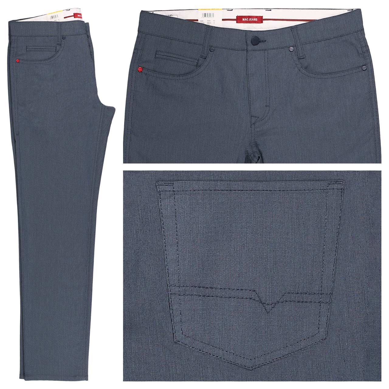 MAC Arne Baumwollhose night blue