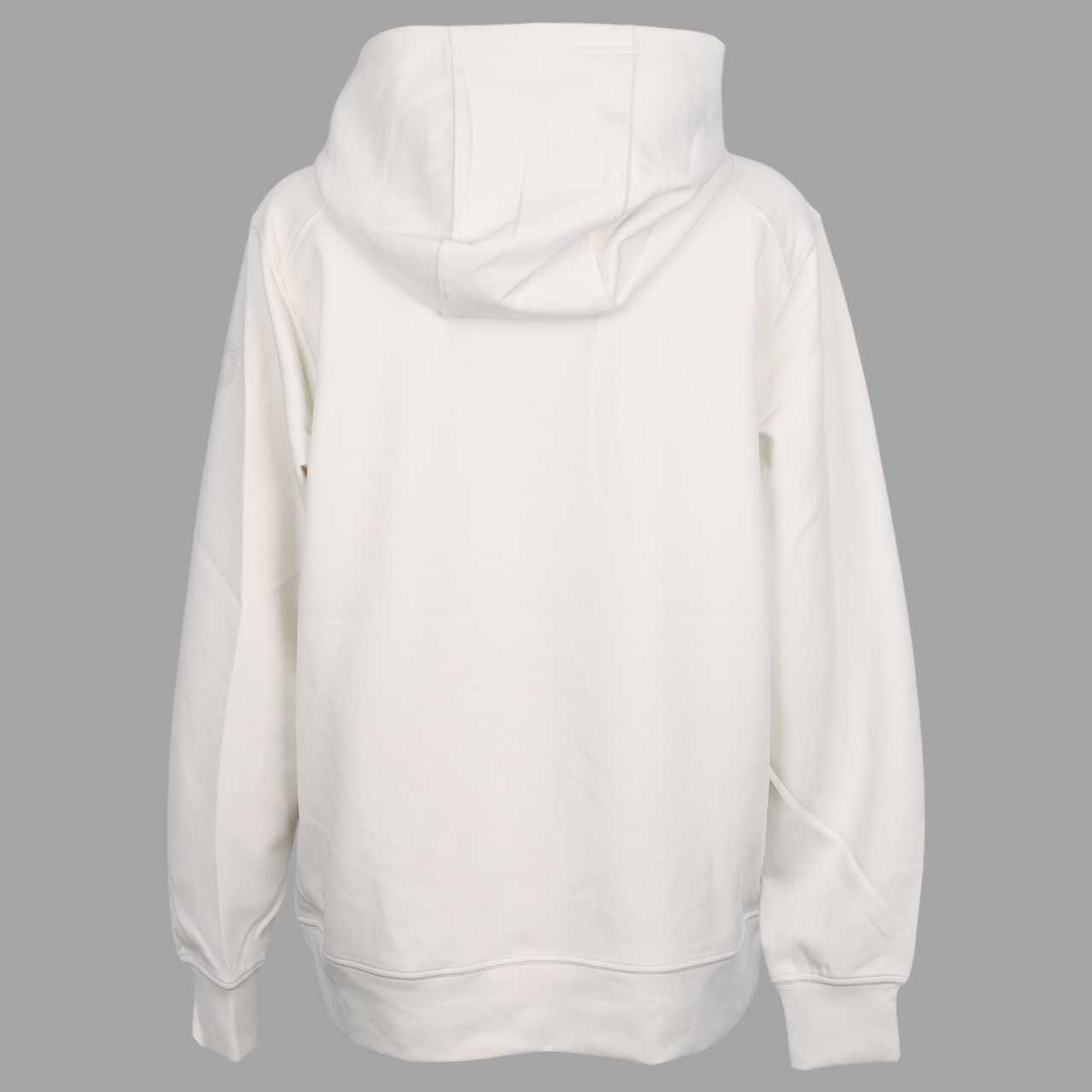 Damen Hoodie Sweatshirt Parcour Lady von Wellensteyn in Cremeweiß mit Print, Rückansicht