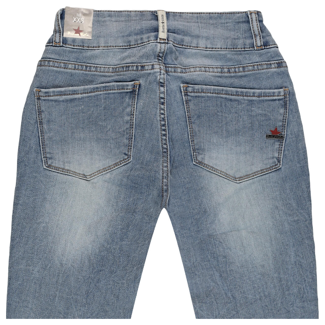 Buena Vista Tummyless-Z 7/8 Stretch Denim Jeans bleach denim