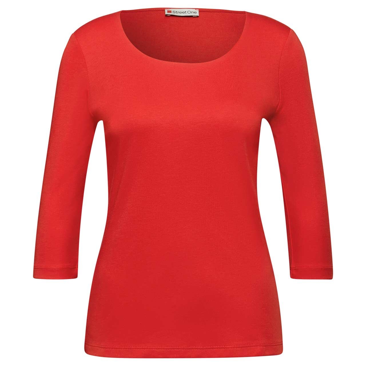 Street One Damen 3/4 Arm Shirt Pania racing red