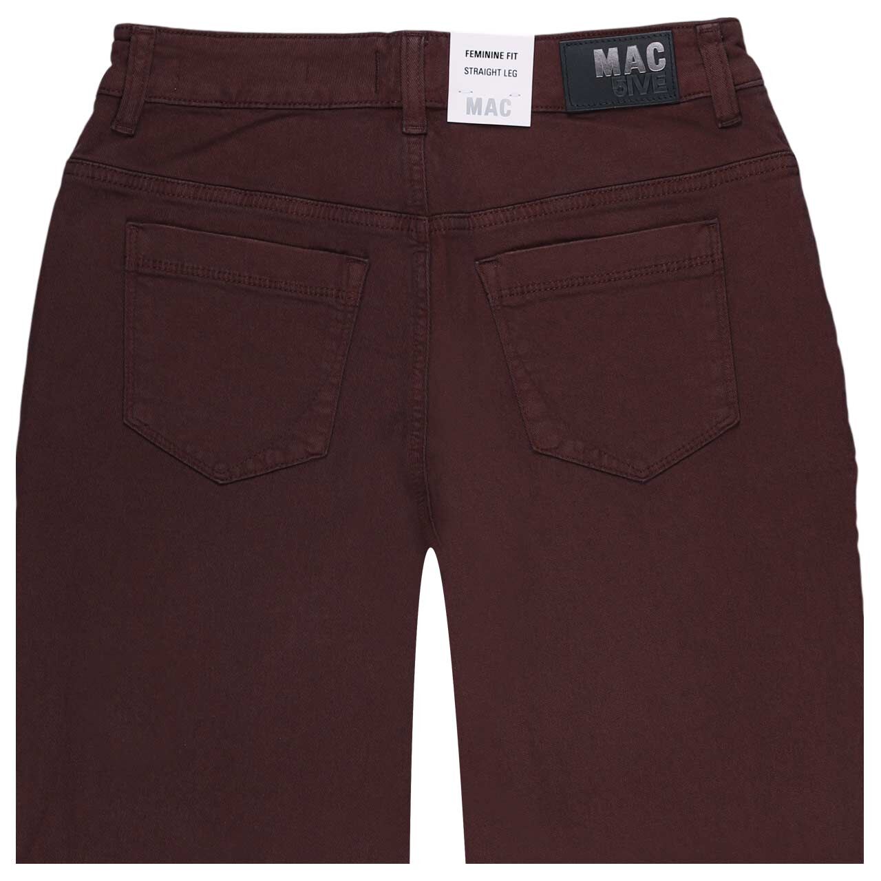 Stretch Damenjeans Gracia von MAC in Lila, detaillierte Rückansicht