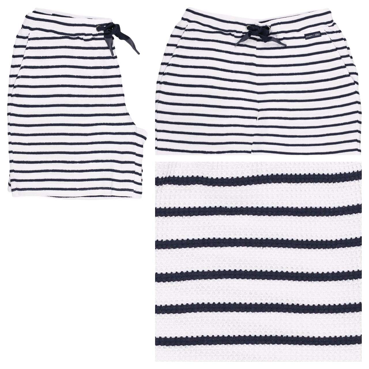 Soquesto Baumwoll Shorts navy stripes