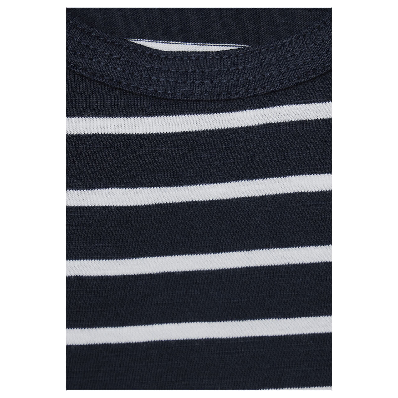 Cecil Damen T-Shirt Stripe Basic Roundneck universal blue