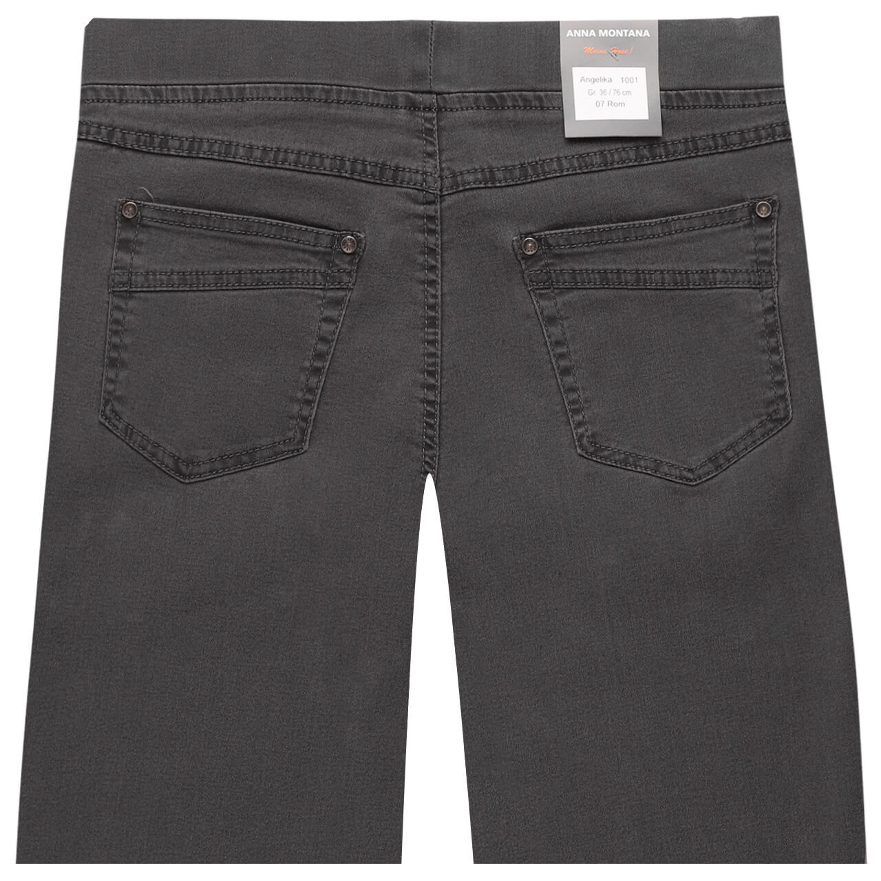 Anna Montana Angelika Röhre Jump in Jeans steel grey