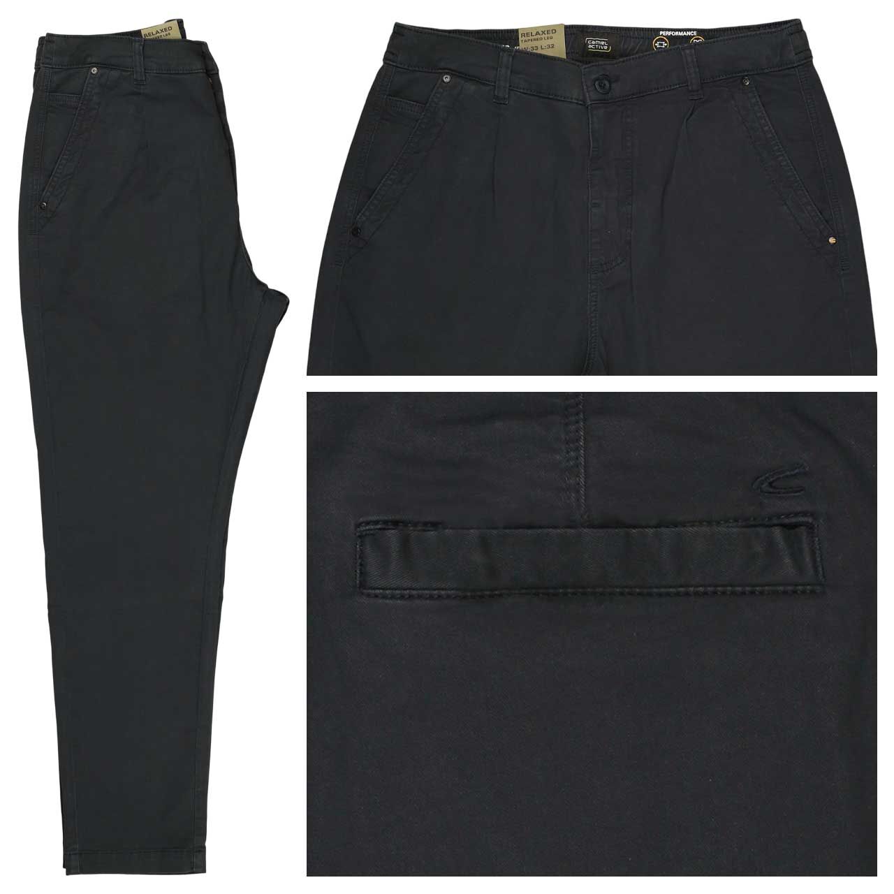 Camel active Woodstock Baumwollhose deep dark navy