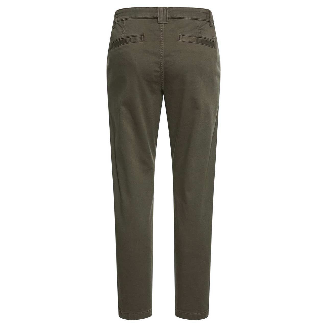 Herren Chino Baumwollhose Houston fleXXX von Camel active in Olivgrün, Rückansicht