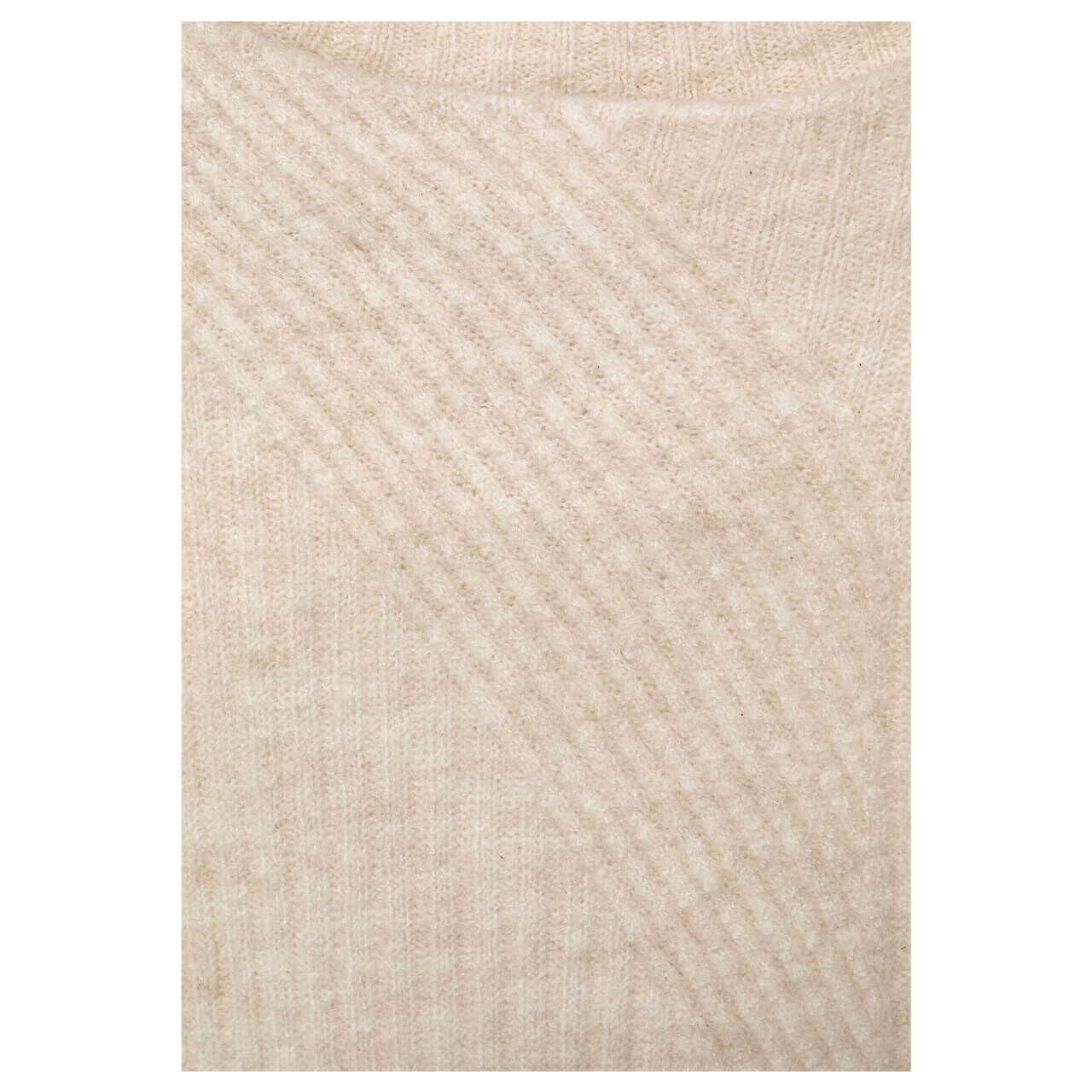 Street One Structure U-Boat Pullover dream white melange