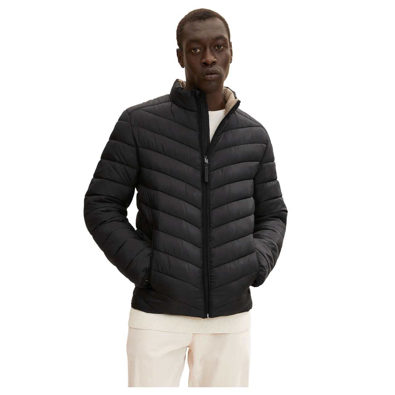 Tom Tailor Herren Jacke deep black grey