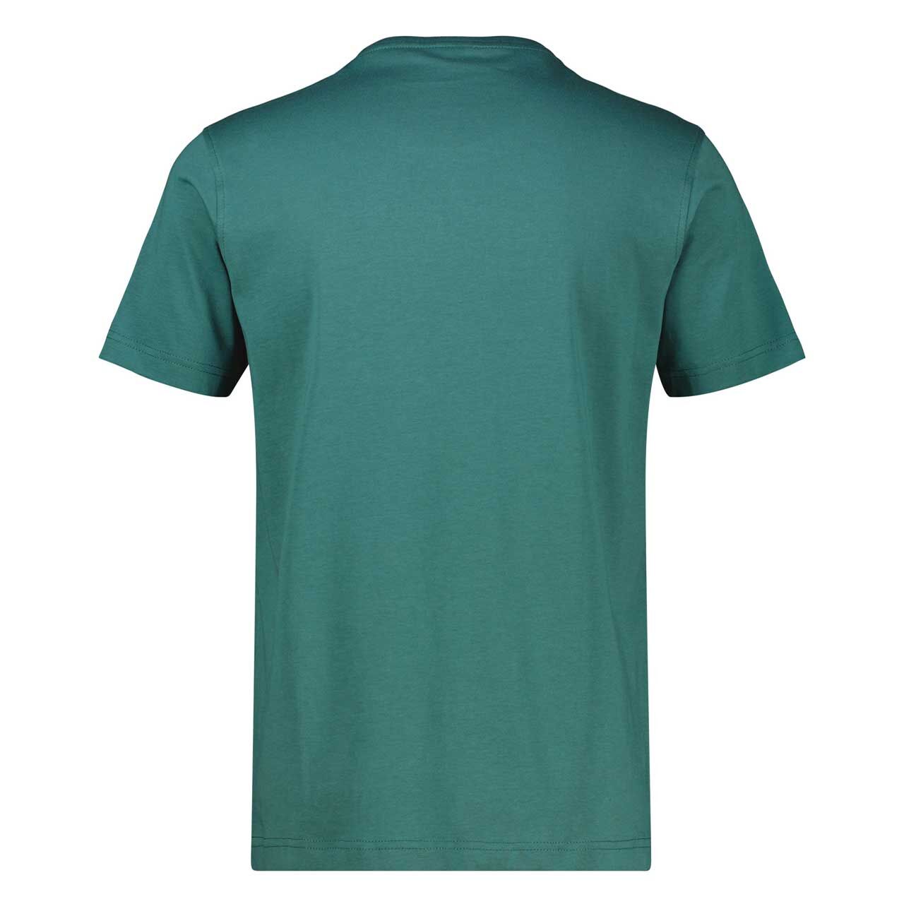Herren T-Shirt von Lerros in Dunkelgrün, Rückansicht