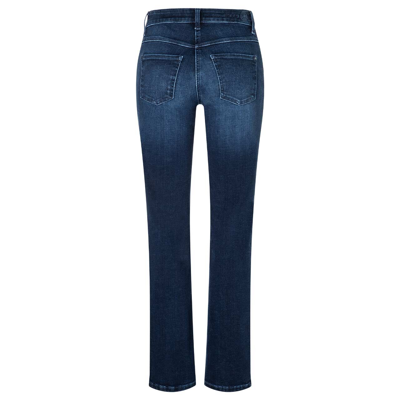 Damenjeans Dream von MAC in Blau angewaschen, Rückansicht