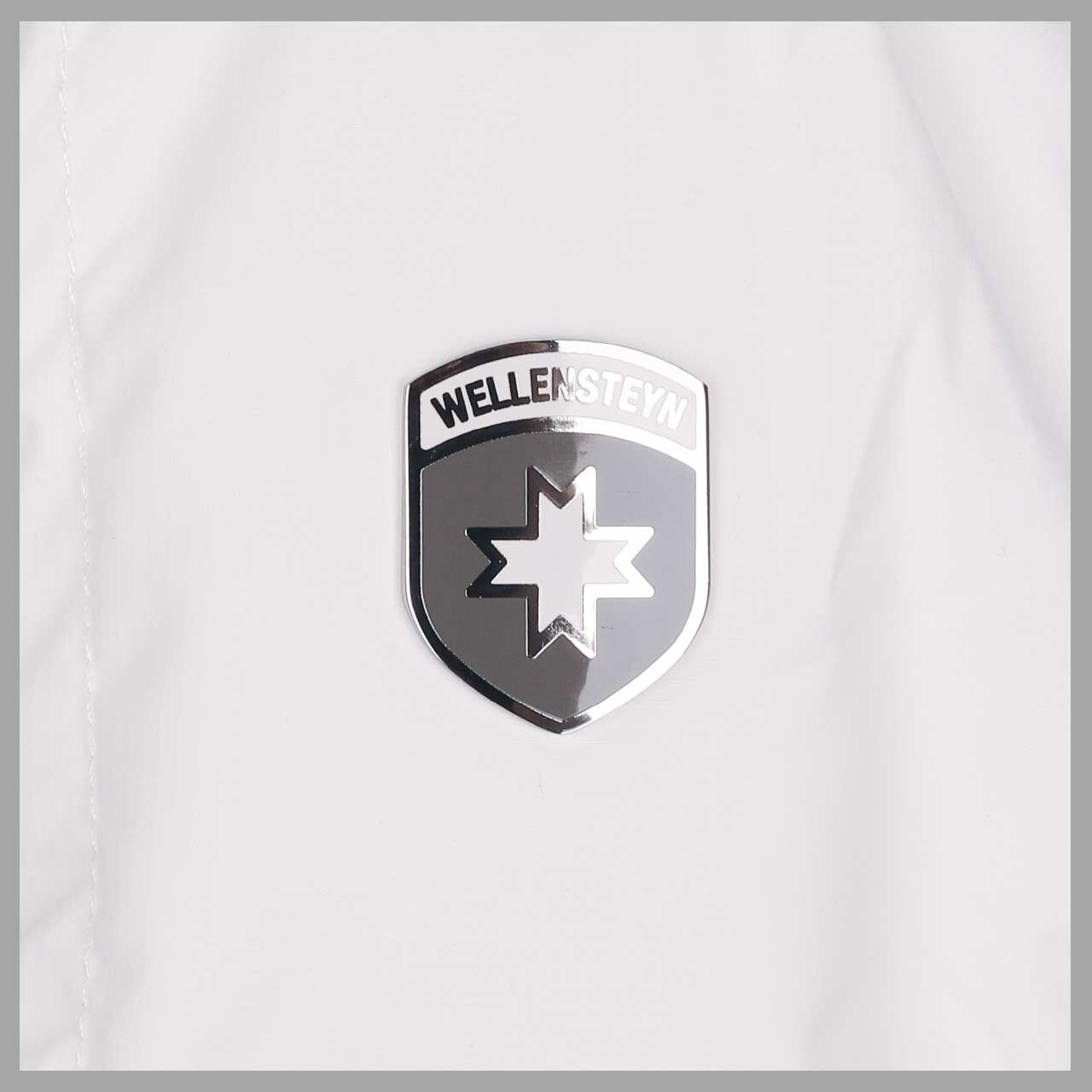 Herren Jacke Marvellous von Wellensteyn in Weiß, detaillierte Ansicht Logo