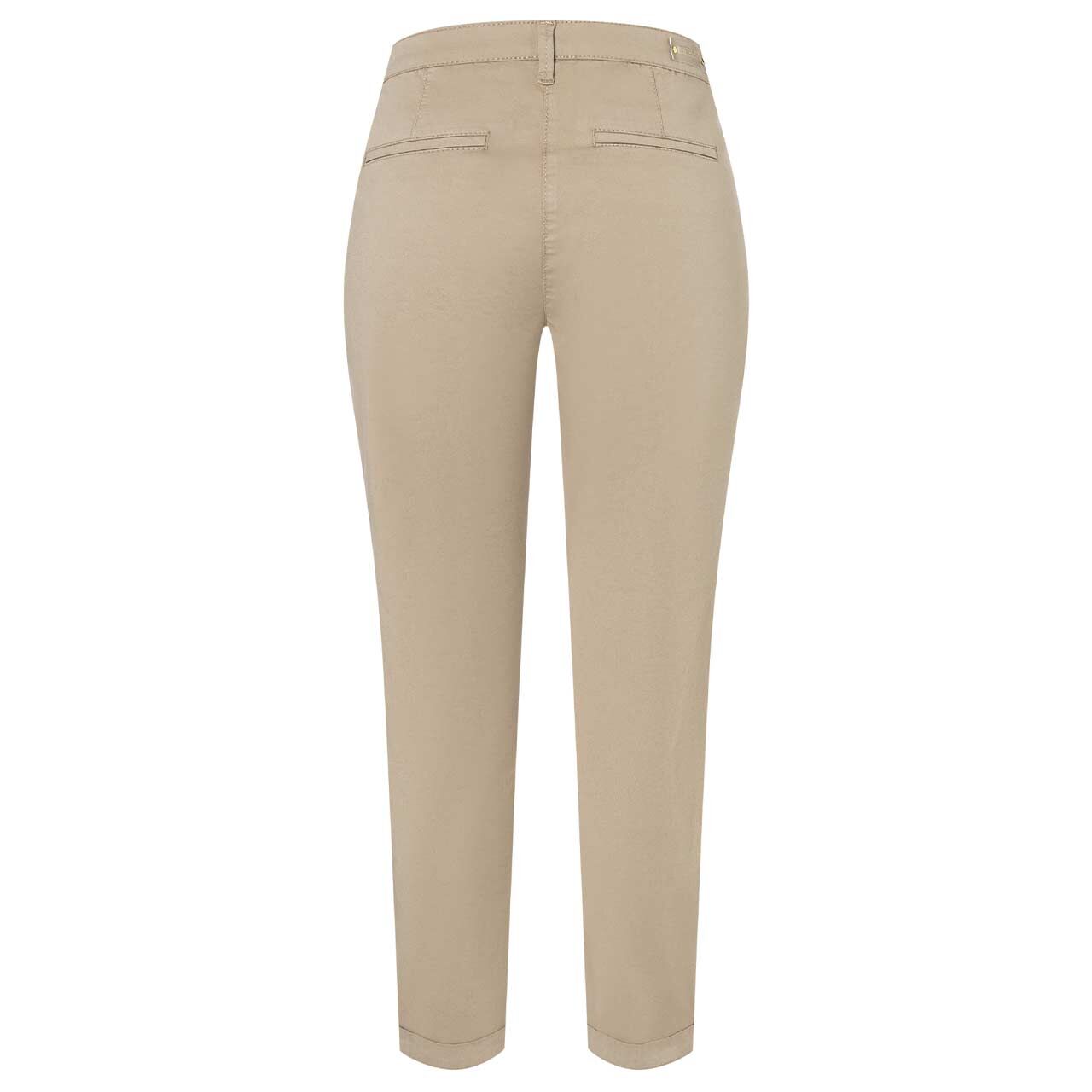 Damenhose Chino von MAC in Beige, Rückansicht