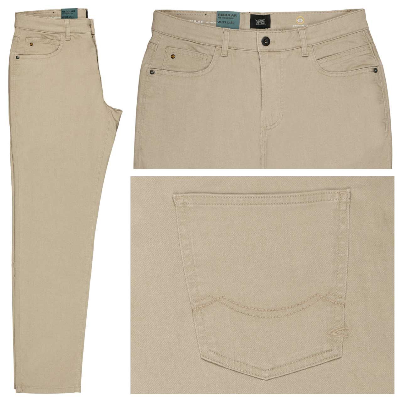 Camel active Houston Baumwollhose sandy beige