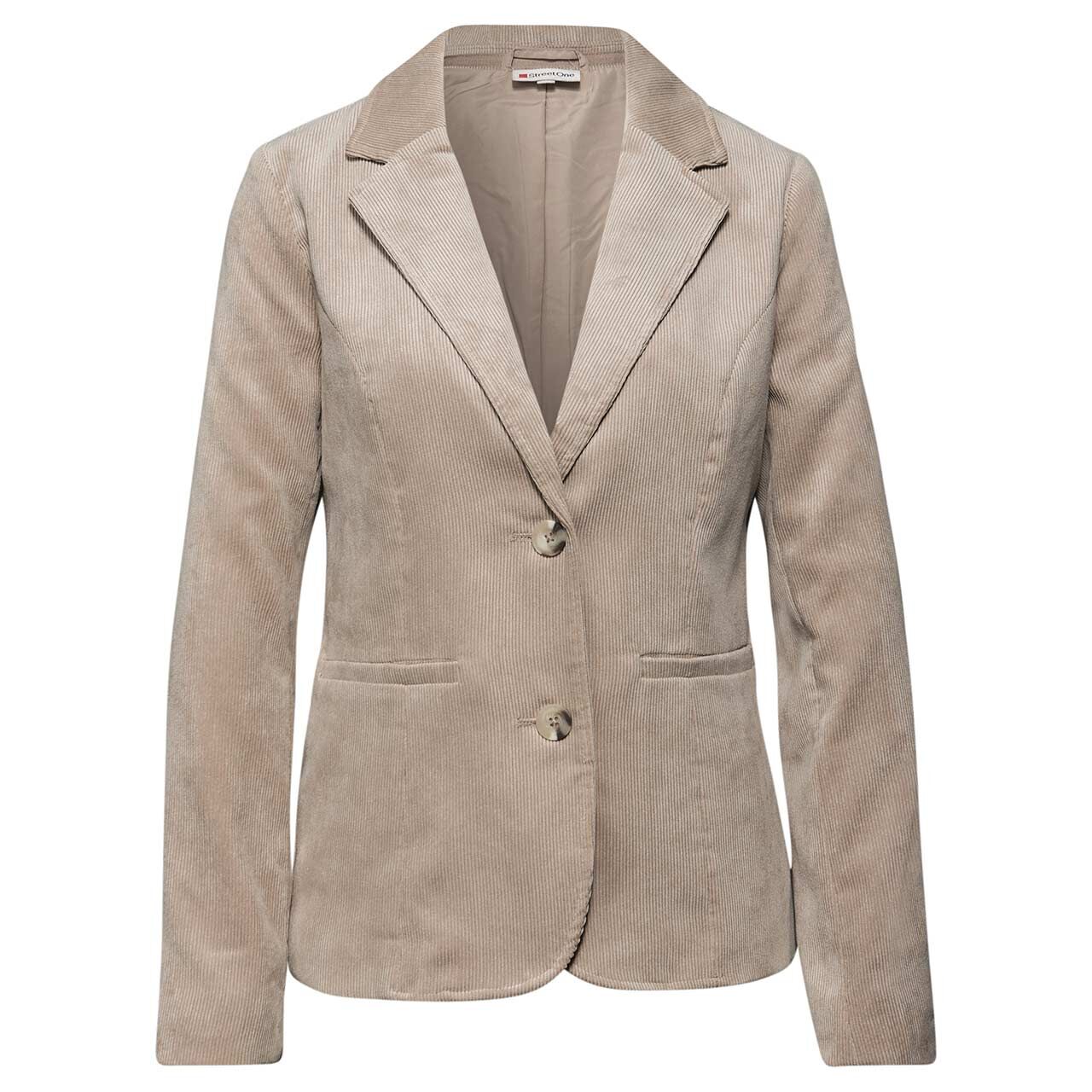 Street One Damen Cord Blazer Corduroy morning beige