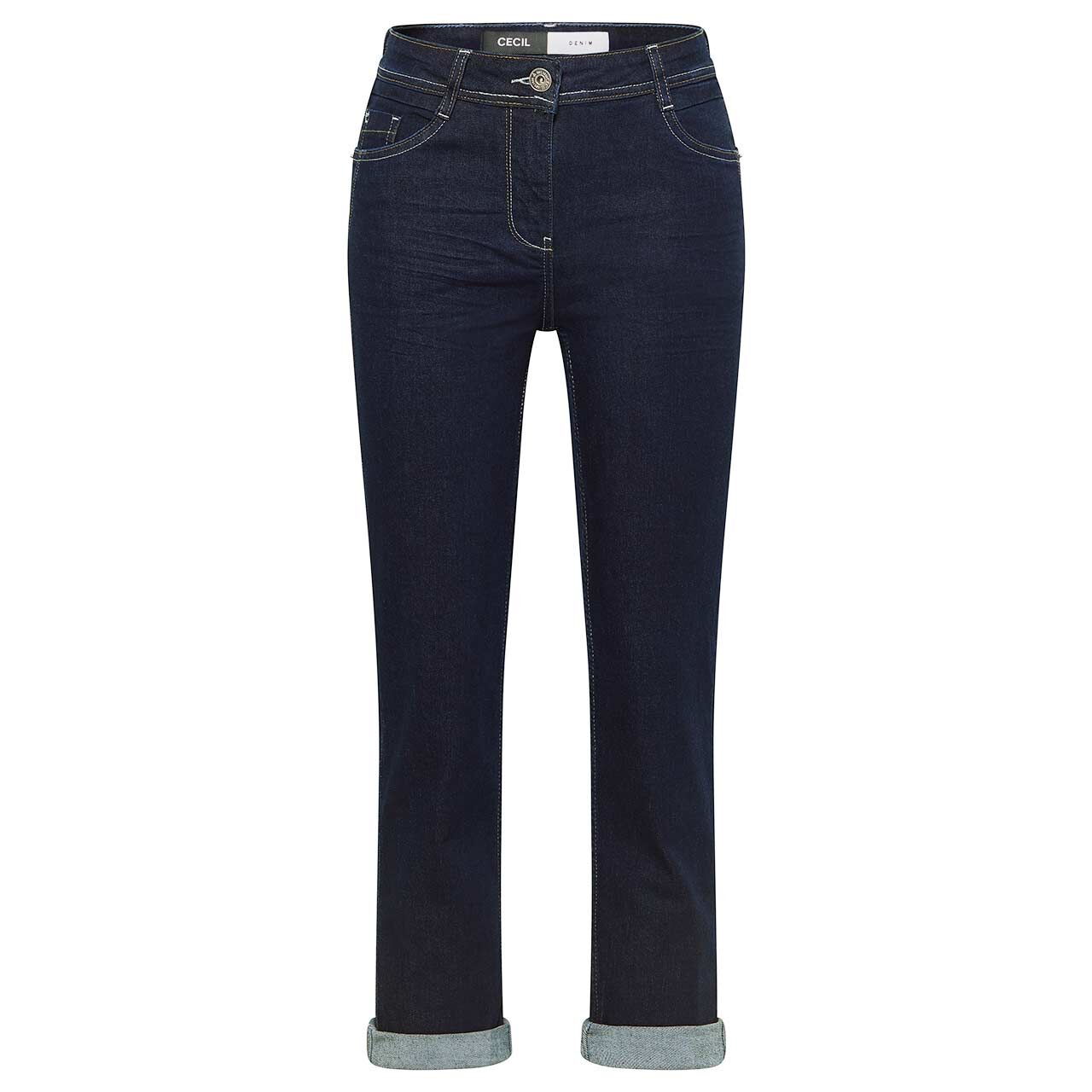 Cecil Toronto Jeans rinsed blue washed