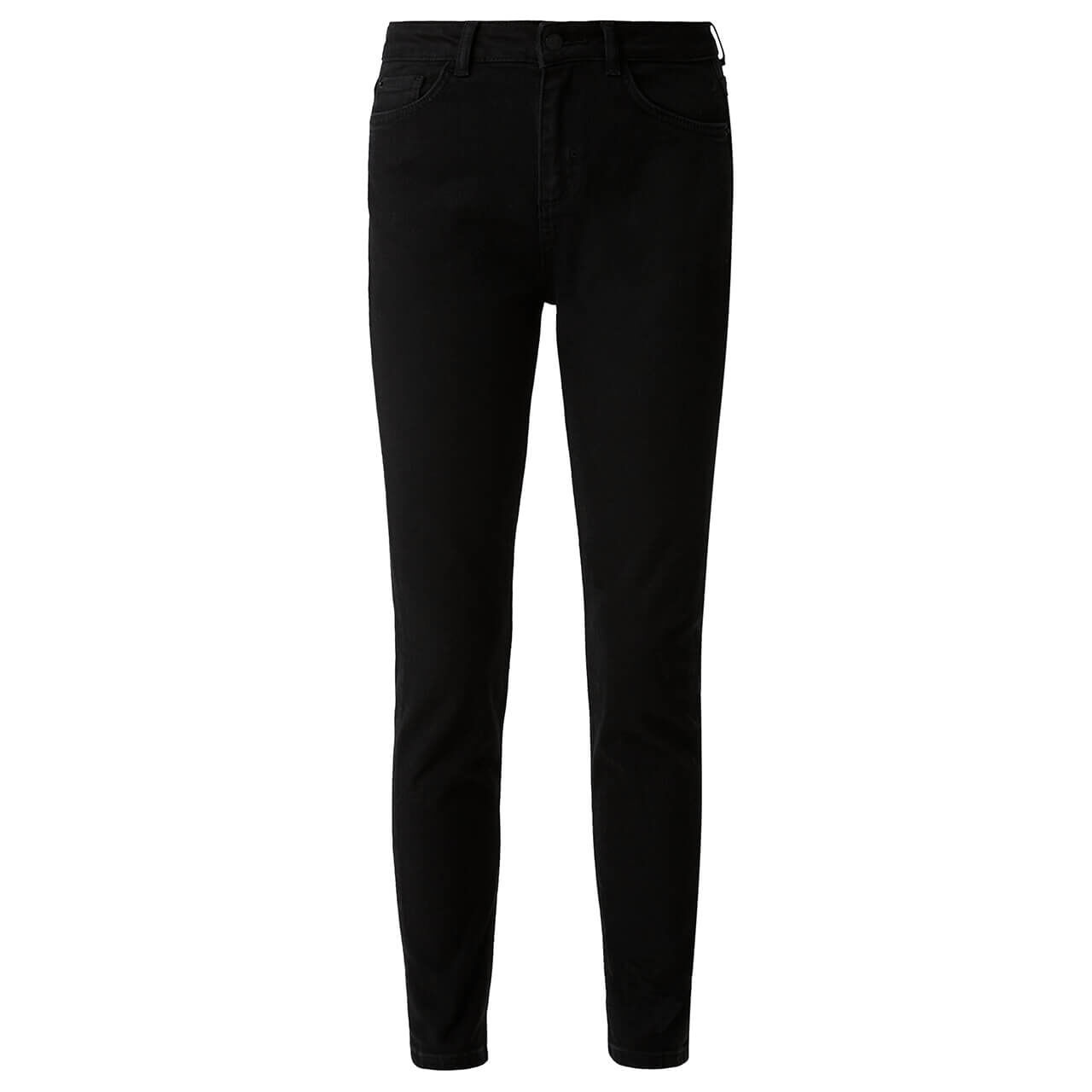 Comma Damen Skinny Jeans black