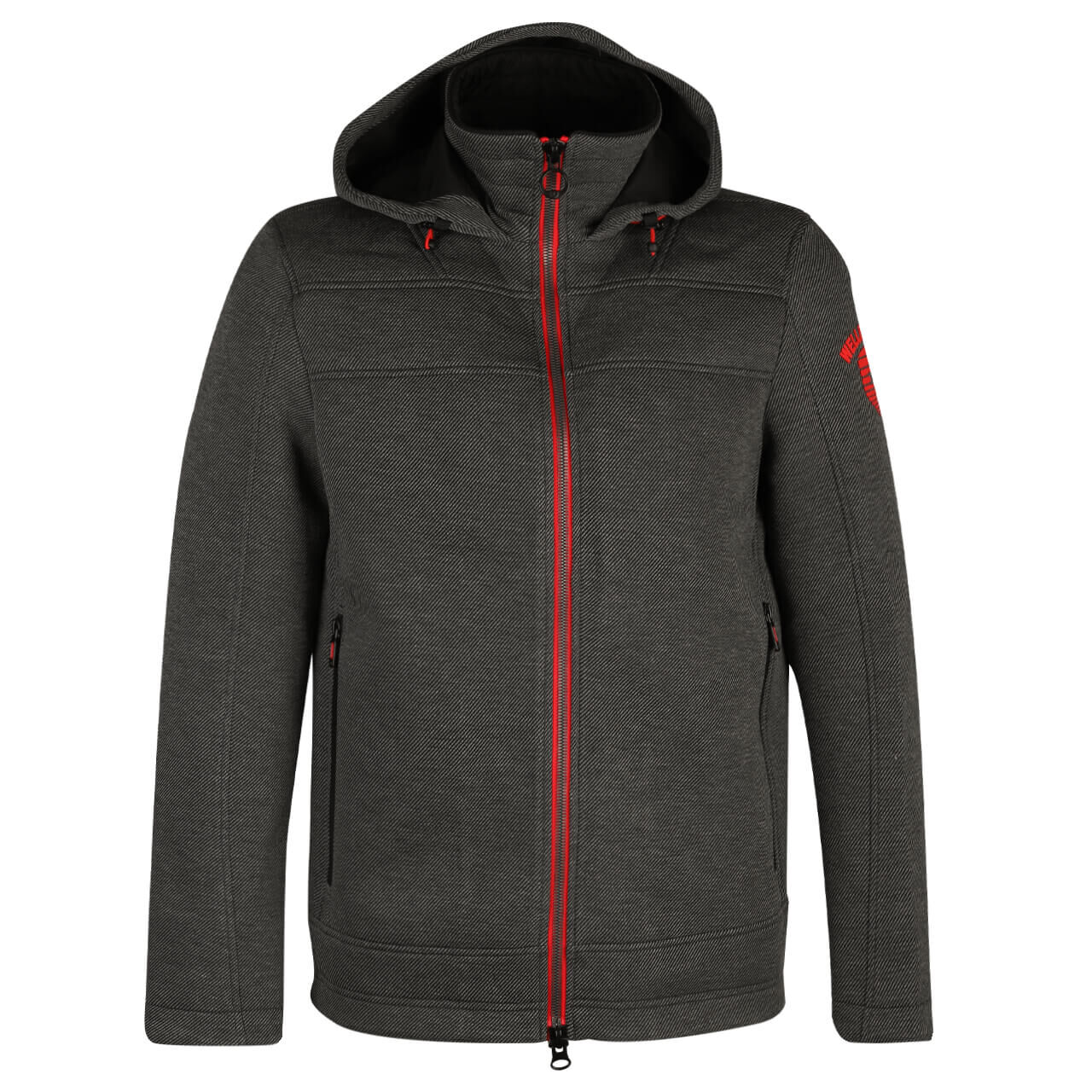 Wellensteyn Florida Men Herren Jacke darkgreymelange/red Wellensteyn Florida Men Herren Jacke darkgreymelange/red