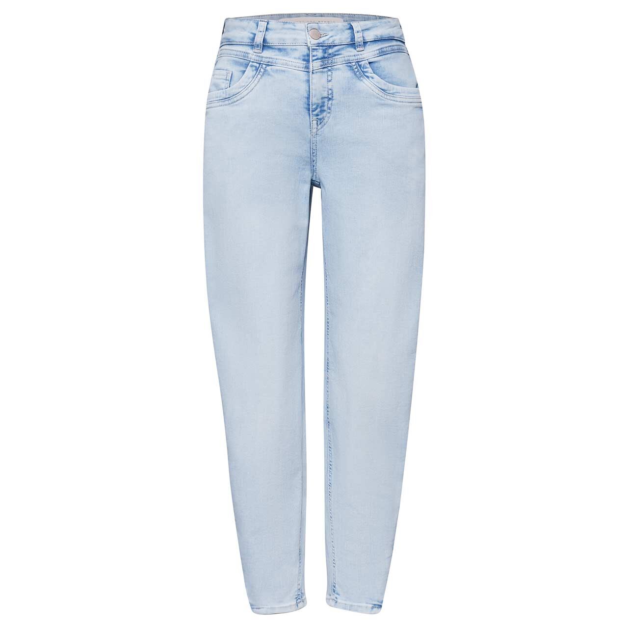 Street One Studio Barrel Ankle Jeans ultra bleach wash